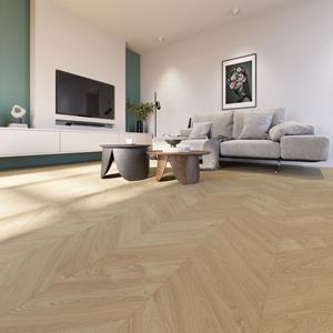 CanDo Pvc-vloer Click De Luxe Hongaarse Punt Warm Eiken 7,3mm 2,191m²