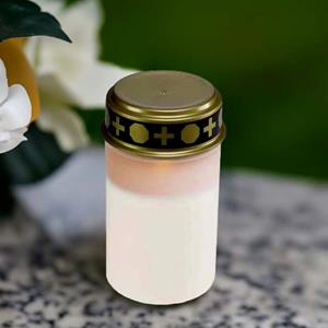 Urnwebshop Witte LED-Noveenkaars met Timer