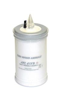 Urnwebshop Grote LED-Jaarkaars Wit