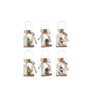 J-Line Hanger | Glas | Transparant | 6x6x (h)11 Cm