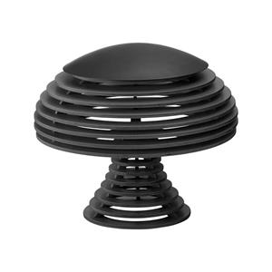 Eco-Light Twist tafellamp, beuken, zwart, 34,6 cm