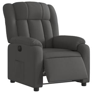 VidaXL Fauteuil elektrisch verstelbaar stof donkergrijs