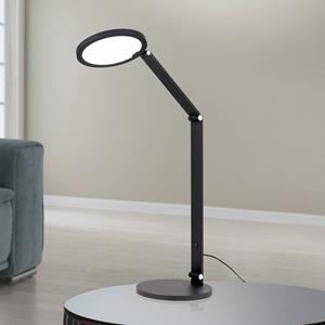 Orion LED tafellamp Fati, zwart, hoogte 60 cm, aluminium, dimmer