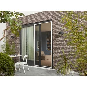 CanDo Hordeur Comfort - Rolhor - Wit Profiel - Grijs Gaas - 110x235m