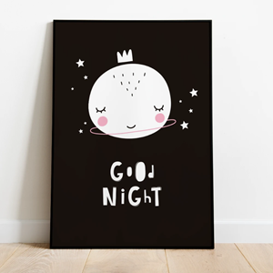 Label2X Kinderkamer Poster Good Night | 