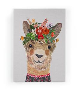 Really Nice Things Wanddecoratie Alpaca Flowers | 