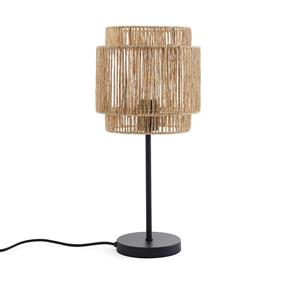 LA REDOUTE INTERIEURS Lamp in metaal en hennep, Yaku