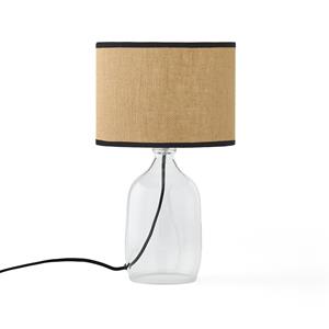 LA REDOUTE INTERIEURS Lamp in glas en linnen, Ania
