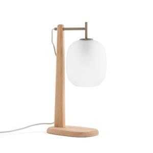 LA REDOUTE INTERIEURS Lamp in eik en mat glas, Navida