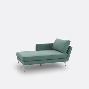 LA REDOUTE INTERIEURS Longchair in fluweel Topim