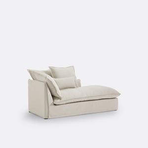 LA REDOUTE INTERIEURS Longchair van polyester, Odna