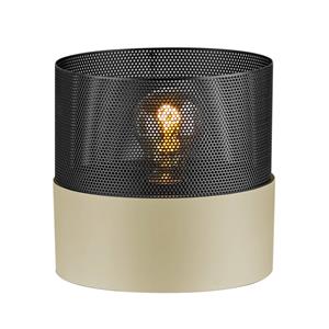 HELL Tafellamp Mesh E27, hoogte 18 cm, zand/zwart