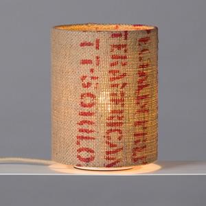 Lumbono Tafellamp N°17 Perlbohne van koffiezak