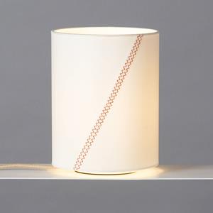 Lumbono Tafellamp traditioneel schip N°17 zeil wit/rood