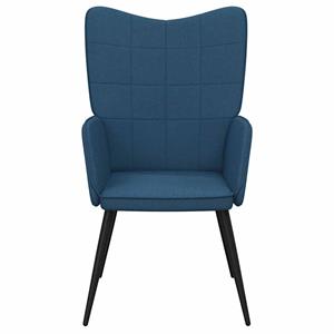 VidaXL Relaxstoel stof blauw