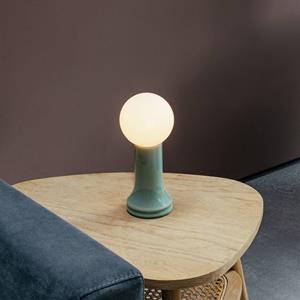 Tala tafellamp Shore, glas, E27 LED lamp Globe, groen
