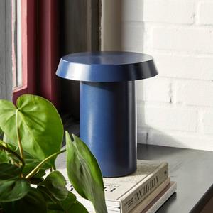 Hübsch LED tafellamp Keen, donkerblauw, ijzer
