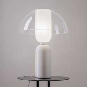 Maytoni Memory tafellamp, wit, hoogte 42 cm, keramiek