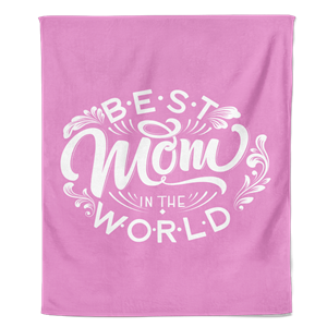 PillowBuddies Fleecedeken Moederdag - Best Mom - Pillow Buddies
