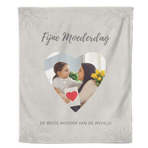 PillowBuddies Fleecedeken Moederdag - Fijne Moederdag - Pillow Buddies