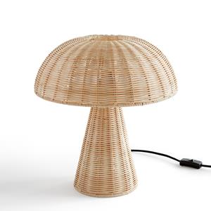 LA REDOUTE INTERIEURS Lamp, paddestoel vorm in rotan, Mirko