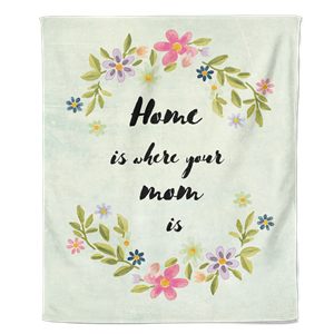 PillowBuddies Fleecedeken Moederdag - Home is - Pillow Buddies