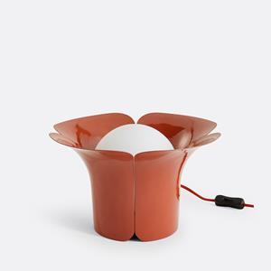 LA REDOUTE INTERIEURS Lamp in tulpvorm, staalmetaal en opaline, Tessen