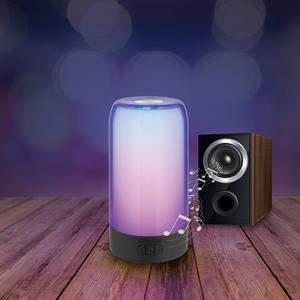 PRIOS LED tafellamp Valtari, wit, hoogte 19 cm, RGB
