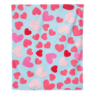 PillowBuddies Valentijn Fleecedeken Hartjes - Pillow Buddies