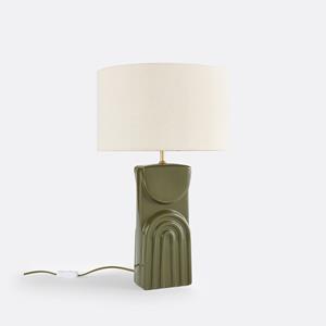 LA REDOUTE INTERIEURS Lamp in keramiek en linnen, Topia