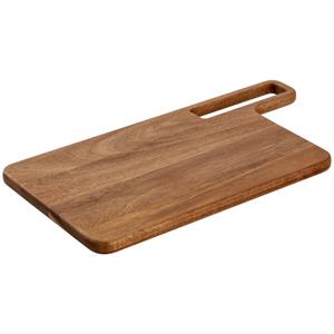 Vega Eetplank Zamiro rechthoekig, greep aan de zijkant; 38x20.5x1.6 cm (LxBxH); bruin; rechthoekig