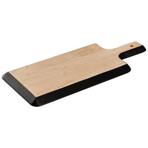 Vega Eetplank Belbo; 44x19x1.9 cm (LxBxH); ahorn/zwart; rechthoekig