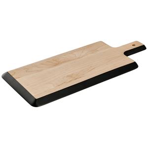 Vega Eetplank Belbo; 51x22x1.9 cm (LxBxH); ahorn/zwart; rechthoekig