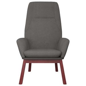 VidaXL Relaxstoel stof lichtgrijs
