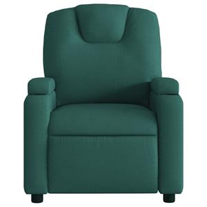 VidaXL Fauteuil verstelbaar stof donkergroen