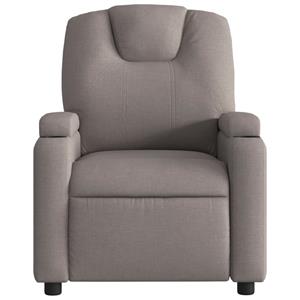 VidaXL Fauteuil verstelbaar stof taupe