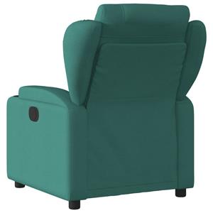 VidaXL Fauteuil verstelbaar stof donkergroen