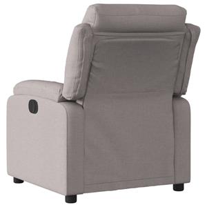 VidaXL Fauteuil verstelbaar stof taupe