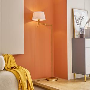 LINDBY Ismene vloerlamp met zwenkbare arm