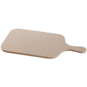 PULSIVA Flammkuchen plank Le Petit; 26x19x0.8 cm (LxBxH); naturel; rechthoekig; 5 stuk / verpakking