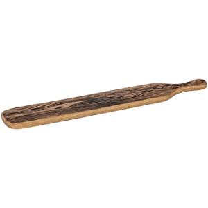 Vega Eetplank Burno; 65x10x2 cm (LxBxH); eiken gerookt; rechthoekig