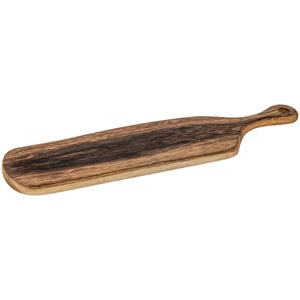 Vega Eetplank Burno; 65x20x2 cm (LxBxH); eiken gerookt; rechthoekig