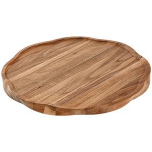 Vega Eetplank Elvo; 34.8x1.9 cm (ØxH); walnoot; rond