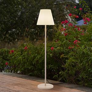 LUCANDE terraslamp Jaimy, beige, metaal, 150 cm, E27