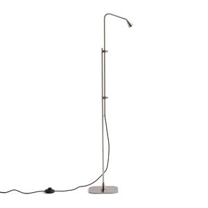 AM.PM Staande lamp in satijnnikkel, verstelbaar, Roslyn