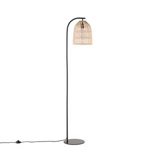 LA REDOUTE INTERIEURS Vloerlamp van metaal en rotan, Dankia