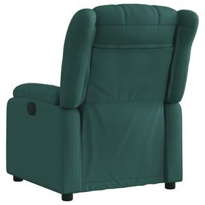 VidaXL Fauteuil verstelbaar stof donkergroen