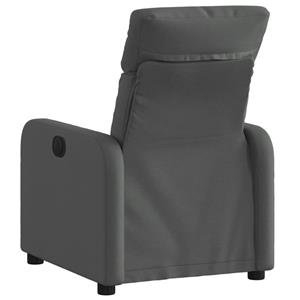 VidaXL Fauteuil verstelbaar stof donkergrijs