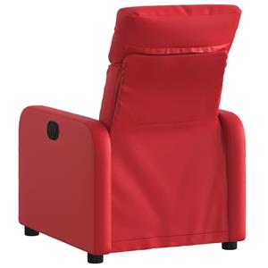 VidaXL Fauteuil verstelbaar kunstleer rood