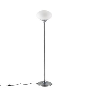 LA REDOUTE INTERIEURS Vloerlamp van chroom en opaline metaal, Merisa